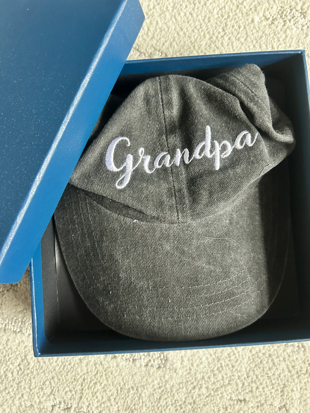Grandpa Baseball Cap - Black, One Size - photo 3