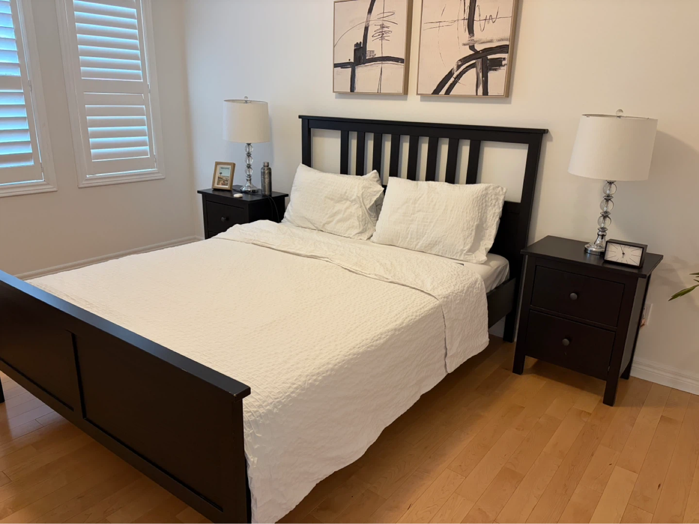 IKEA Hemnes Queen bed with Haugesund Mattress