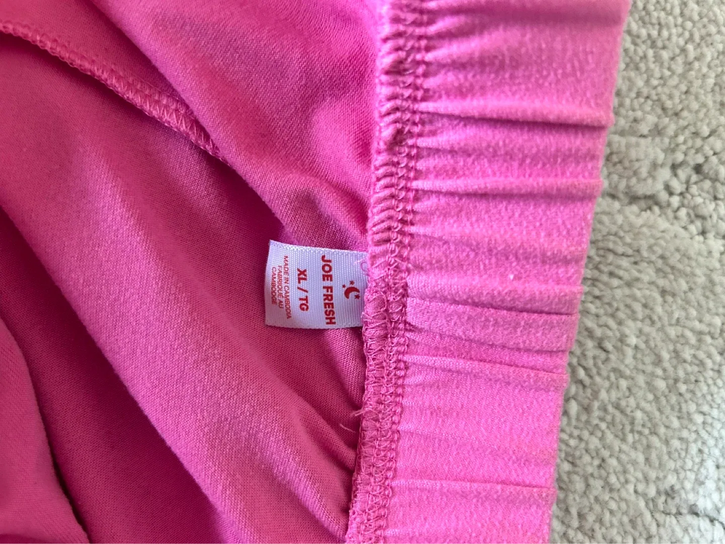 JOE FRESH Pink Pajama Set - XL - photo 4