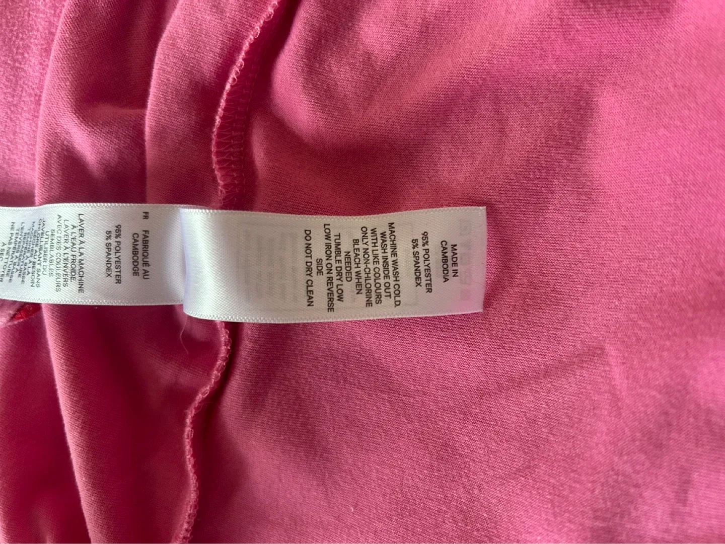 JOE FRESH Pink Pajama Set - XL - photo 5