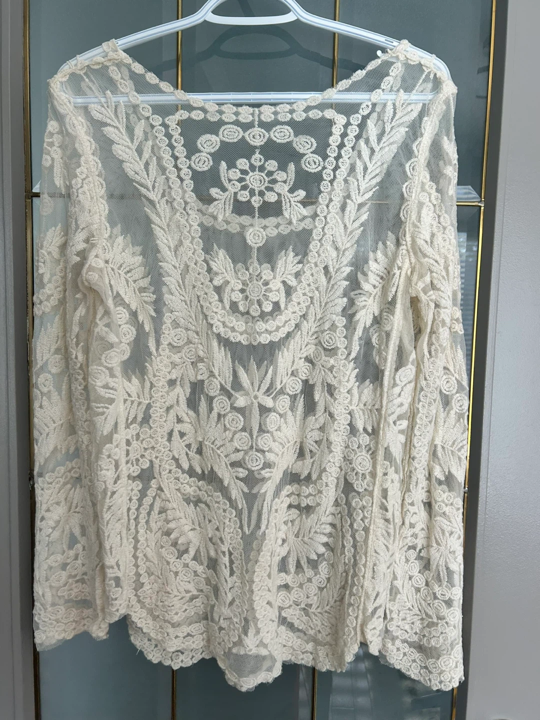 Cream Lace Cover-Up - photo 2