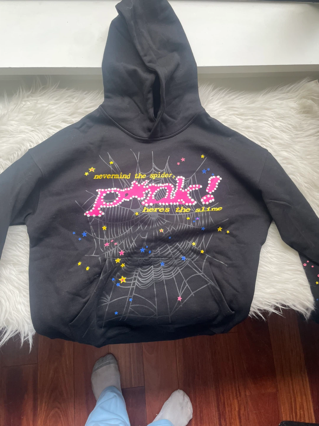 SPFD Black "Pink!" Graphic Hoodie - photo 3