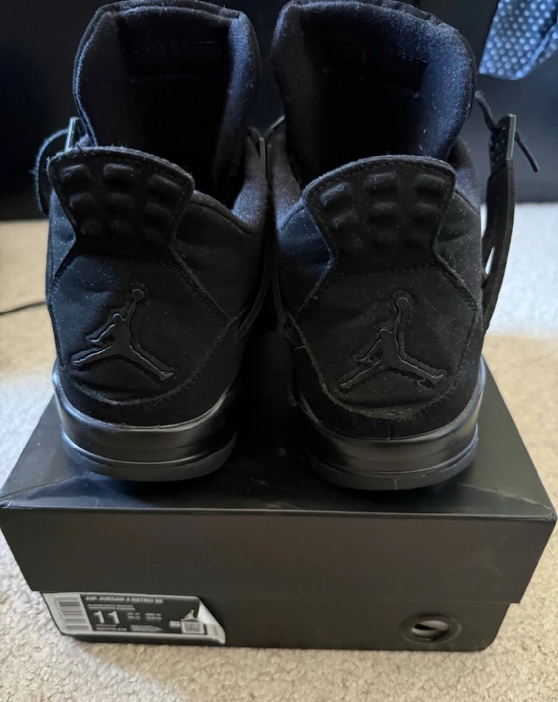 Air Jordan 4 Black Cat Size 11 - photo 3