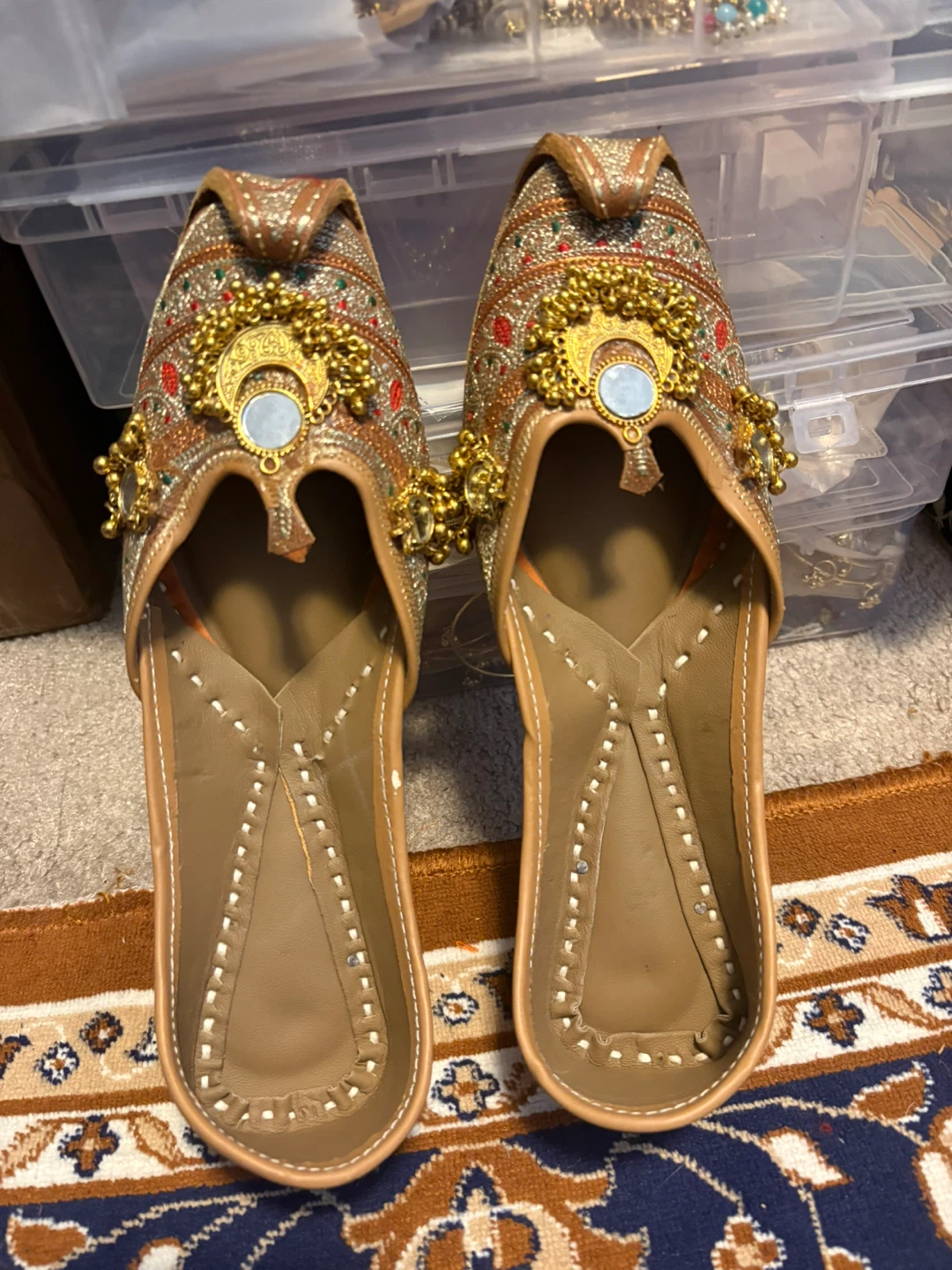 Embellished Jutti Flats - photo 2