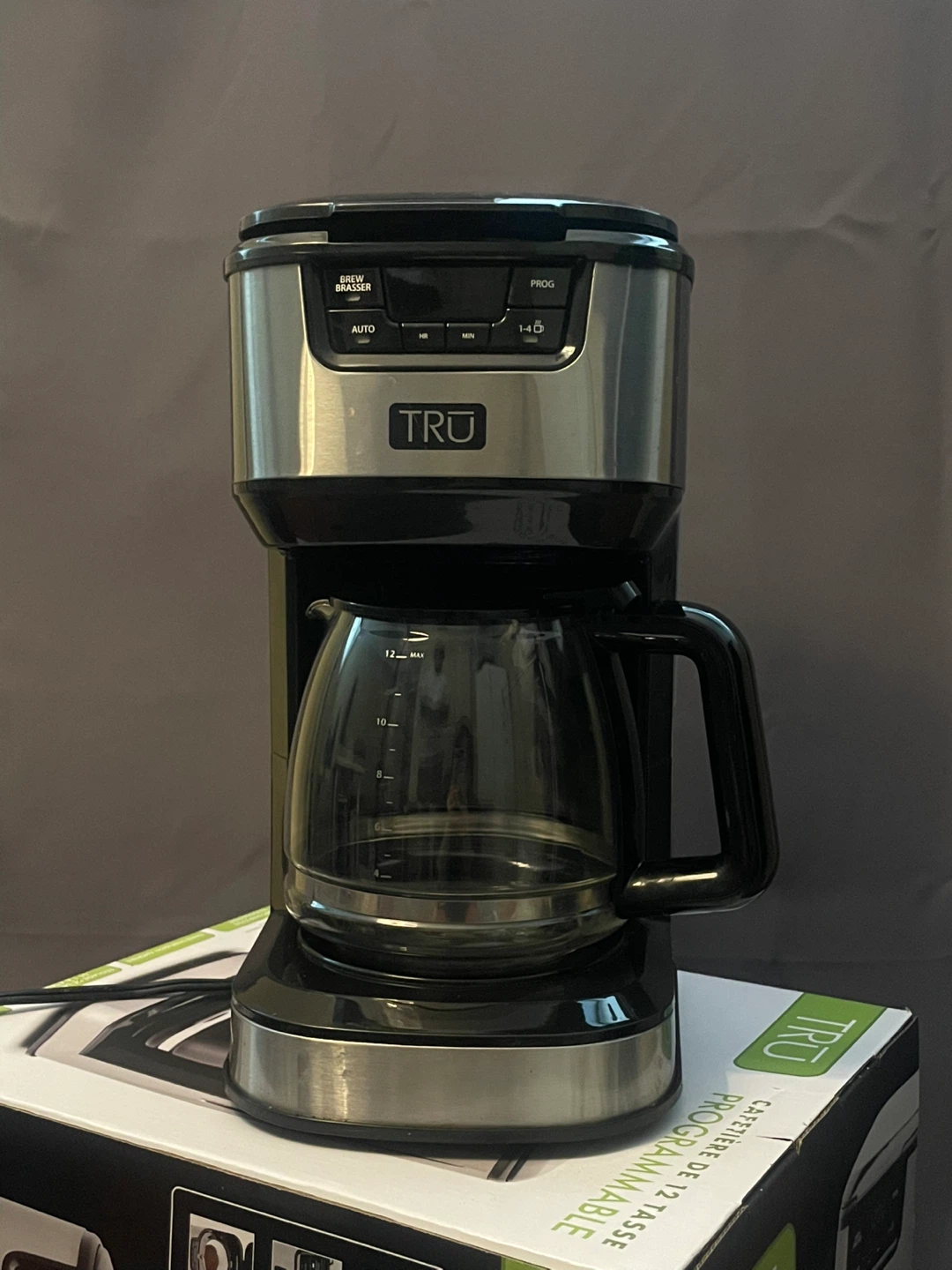 TRU Programmable 12-Cup Coffee Maker