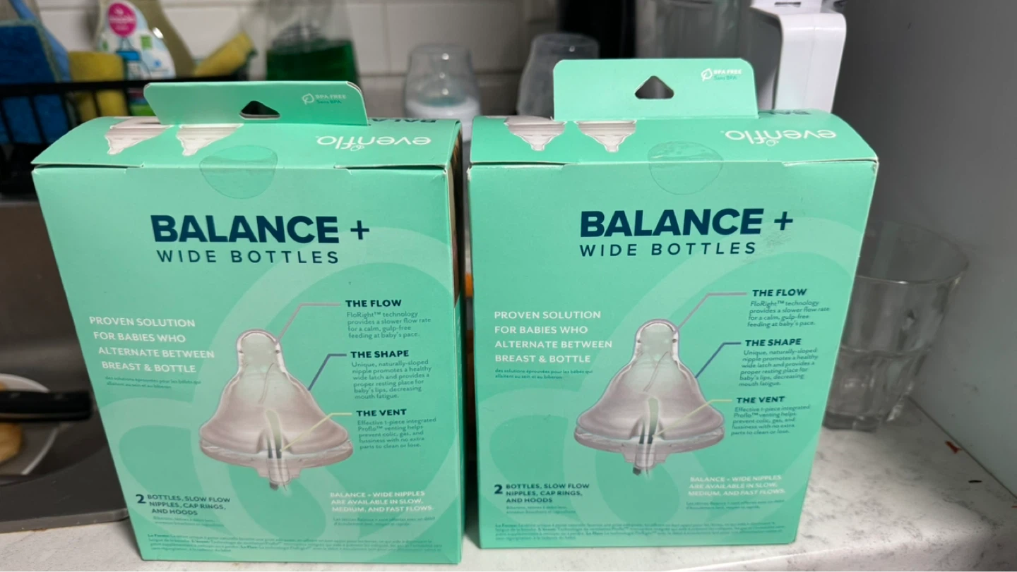 Evenflo Balance+ Wide Bottles - Slow Flow