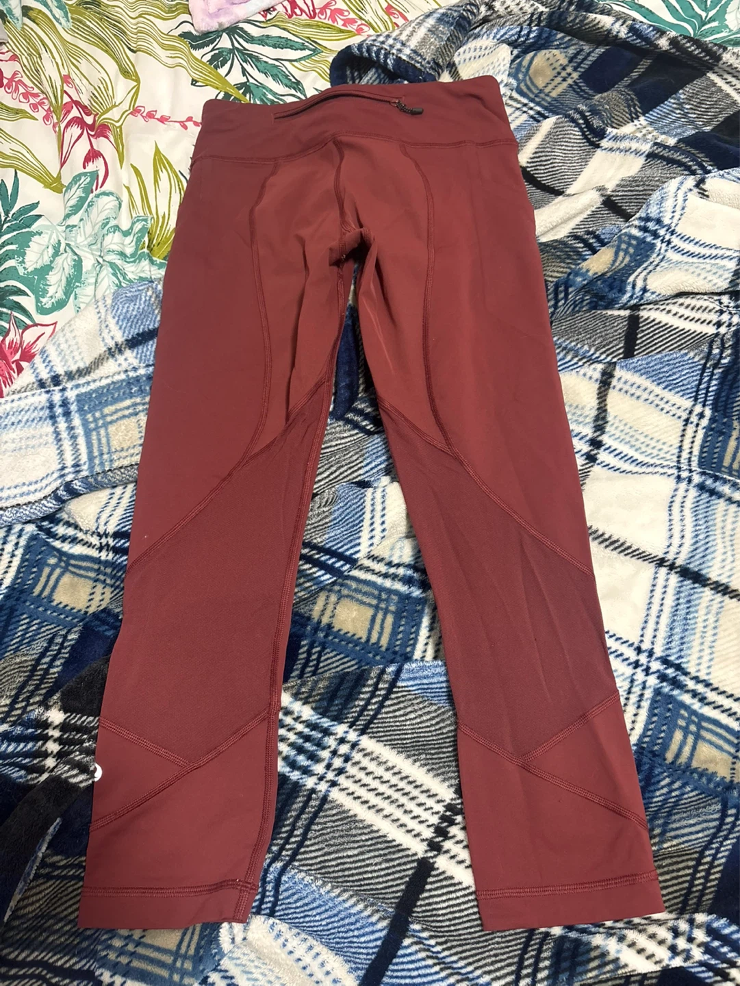 Lululemon Align Crop Leggings Burgundy