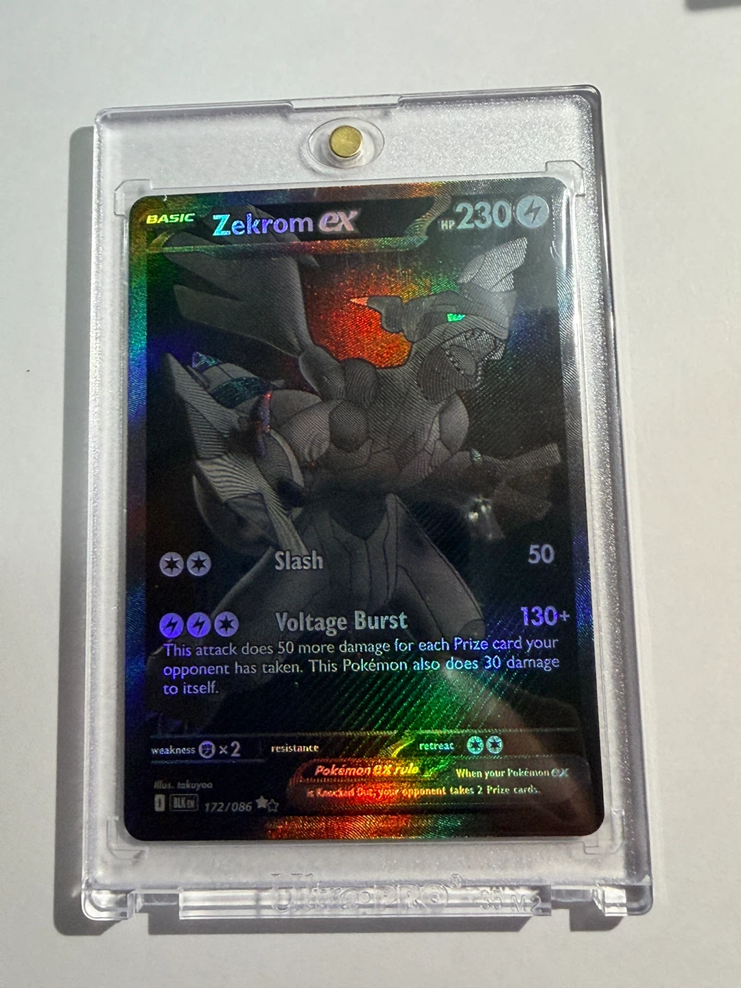 Zekrom EX - BWR Black Bolt
