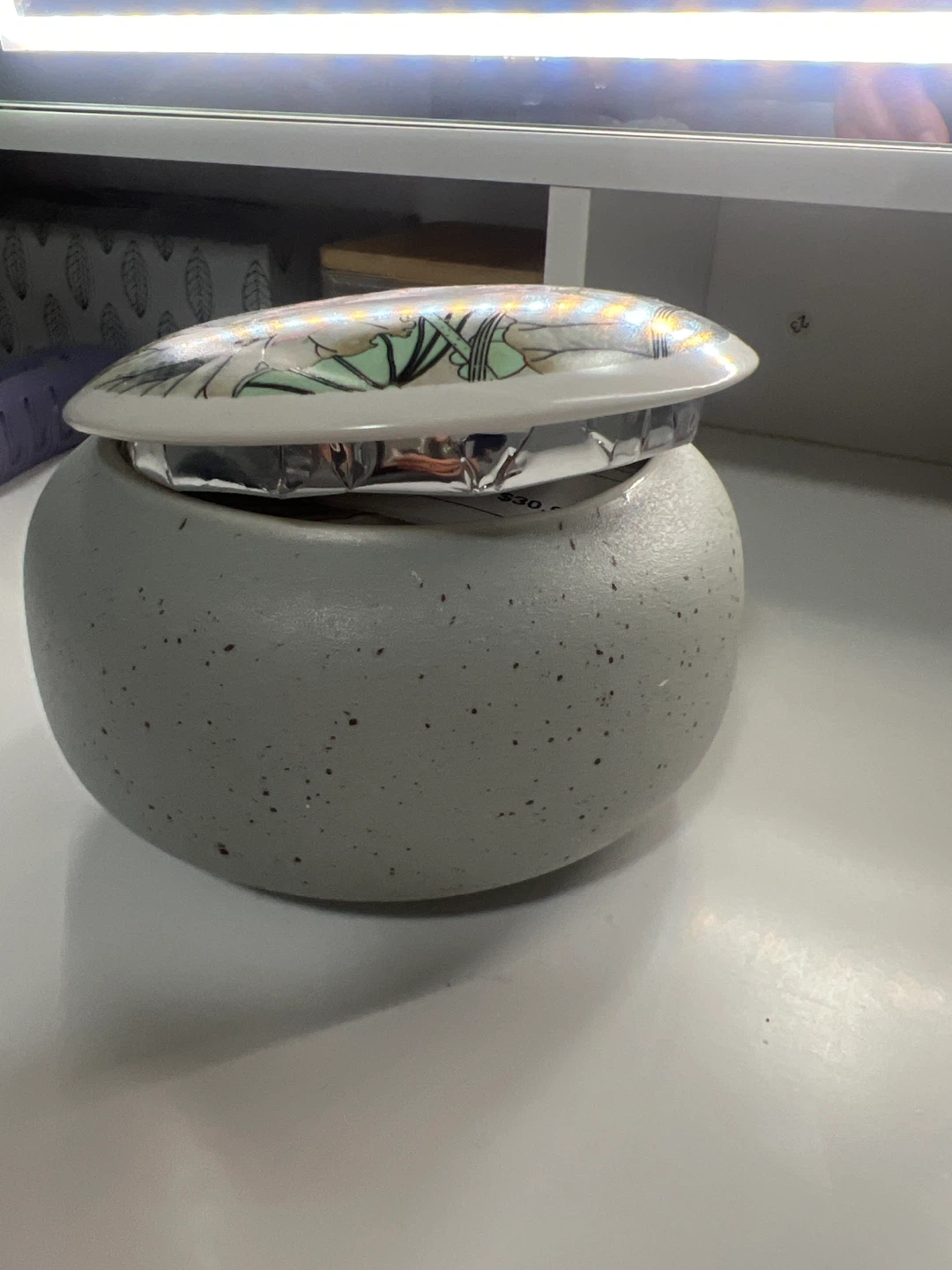 Decorative Lotus Flower Storage Jar - photo 2