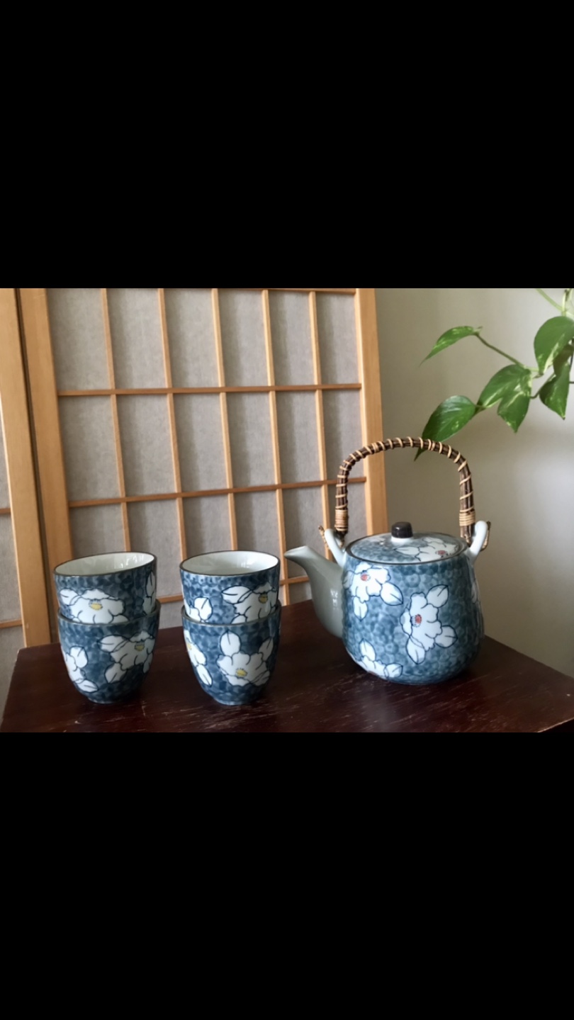 Gorgeous Tea Set with box - Japanese Cherry Blossom Design