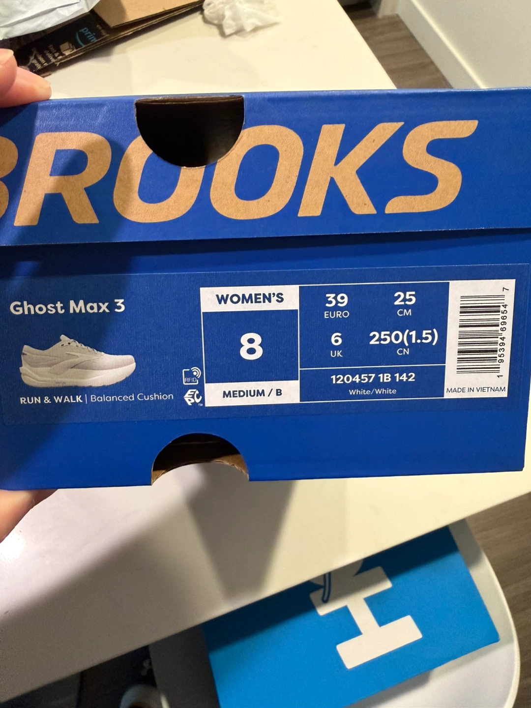 Brooks Ghost Max 3 Women's Running Shoes White Size 8 - photo 5
