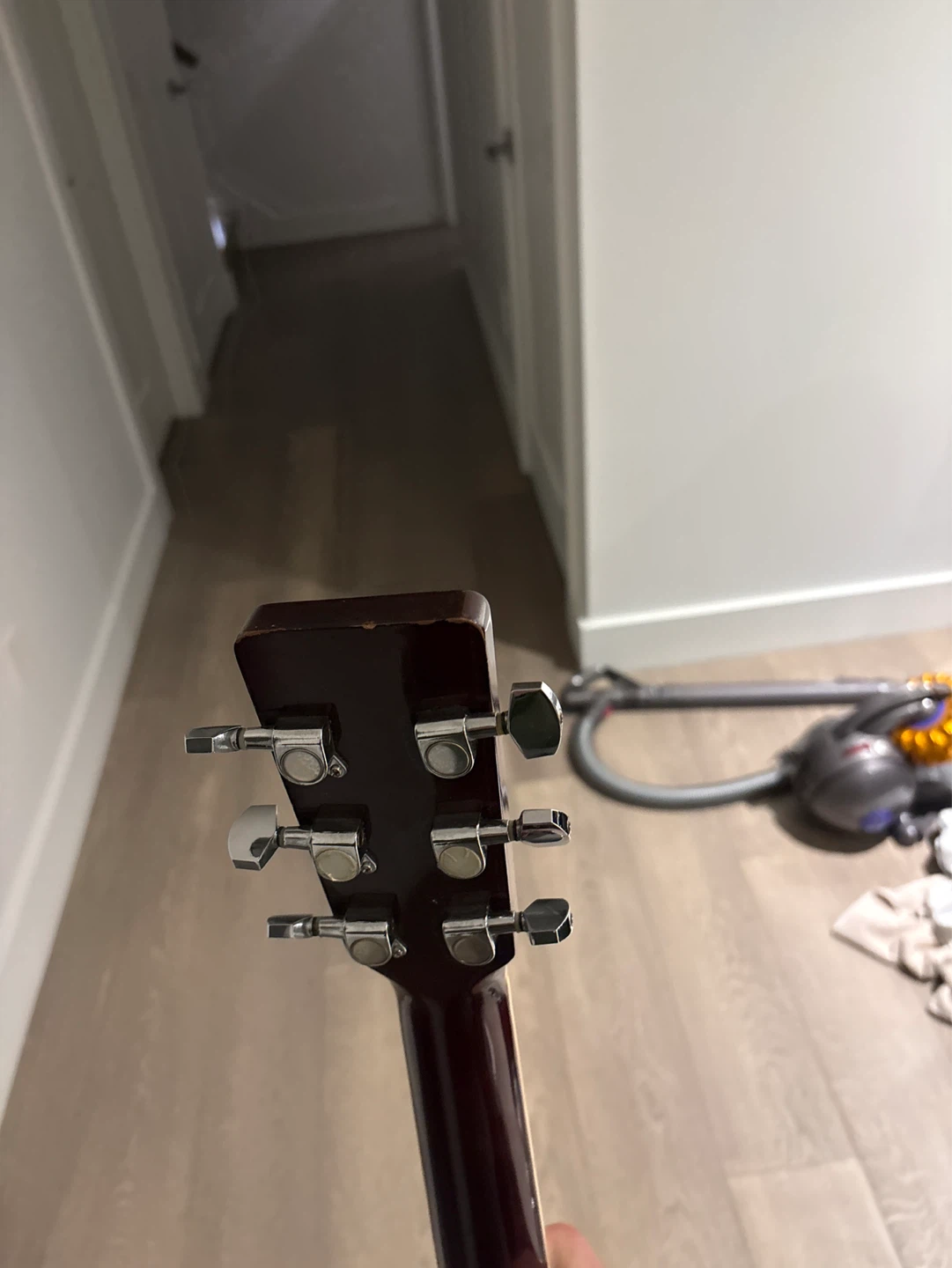 Acoustic Guitar - Red/Black Sunburst - photo 4