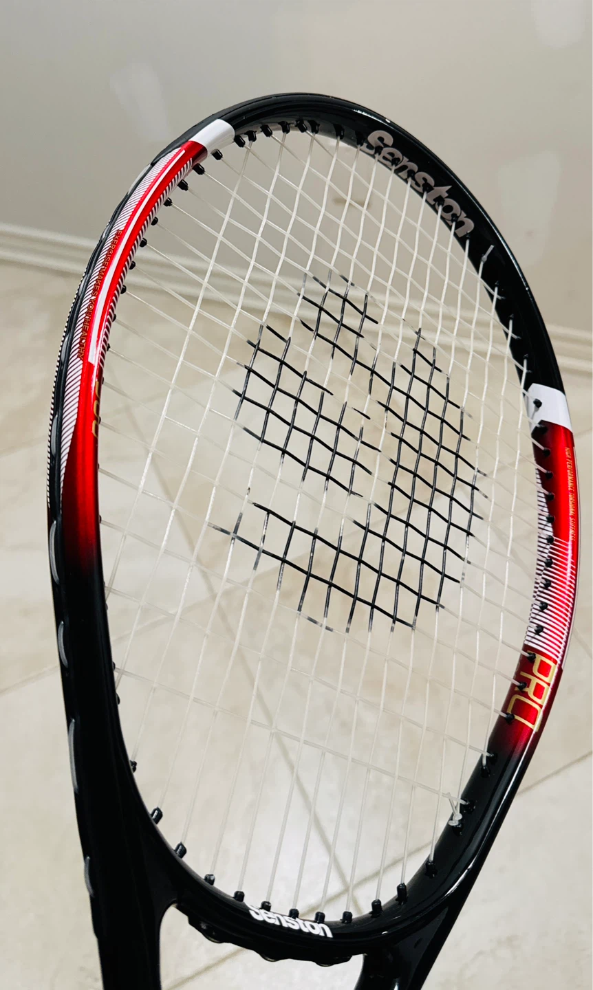 Senston Pro 500 Tennis Racquet (red & black color contrast) - photo 2