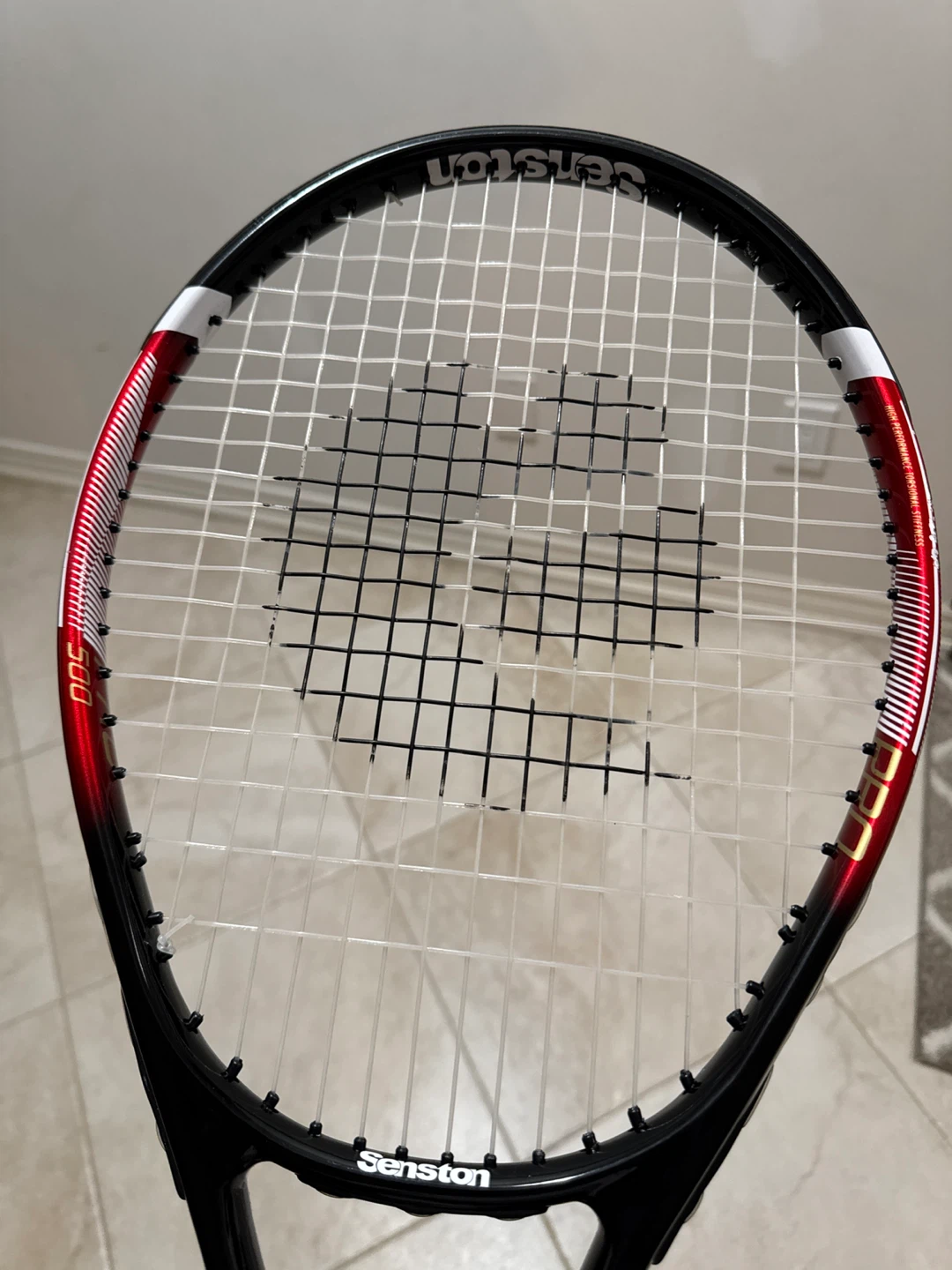Senston Pro 500 Tennis Racquet (red & black color contrast) - photo 3