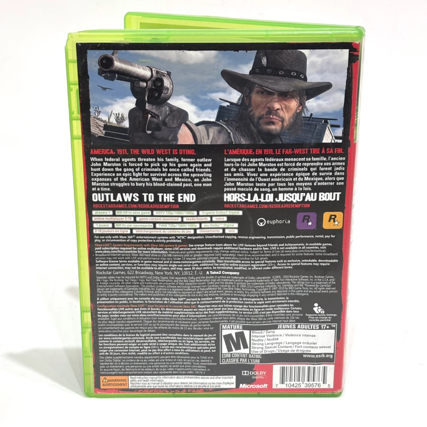 Red Dead Redemption - Xbox 360 - Mint Condition - photo 3