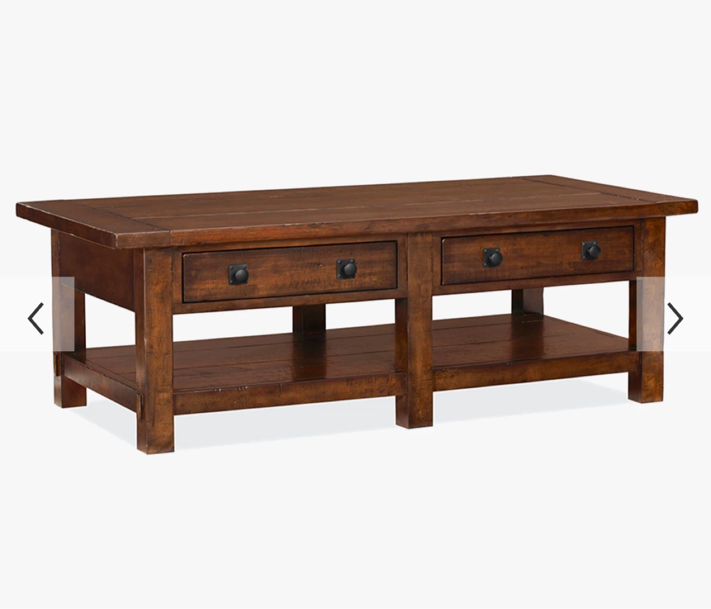 Pottery Barn Coffee Table – Rustic Walnut - photo 3