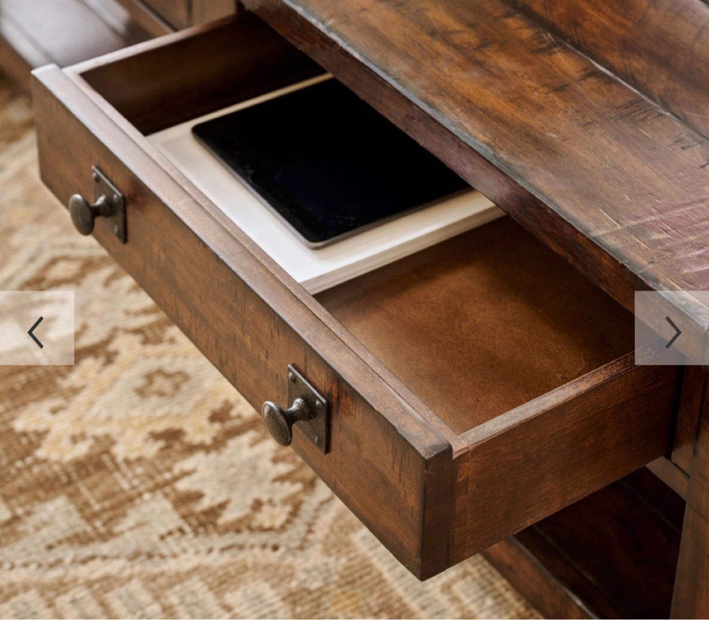 Pottery Barn Coffee Table – Rustic Walnut - photo 5