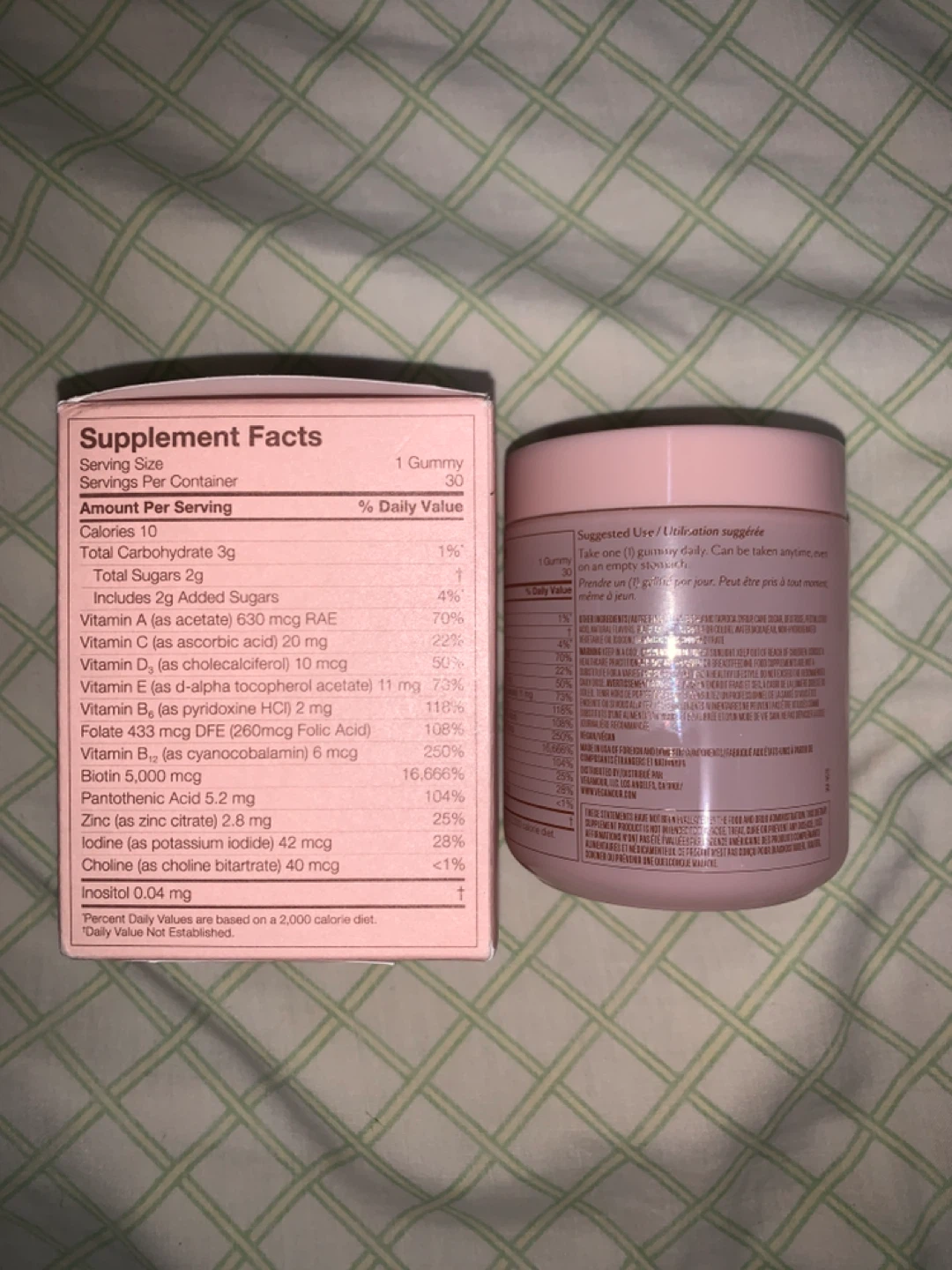 Vegamour GRO Biotin Gummies for Hair 30 Gummies - photo 2