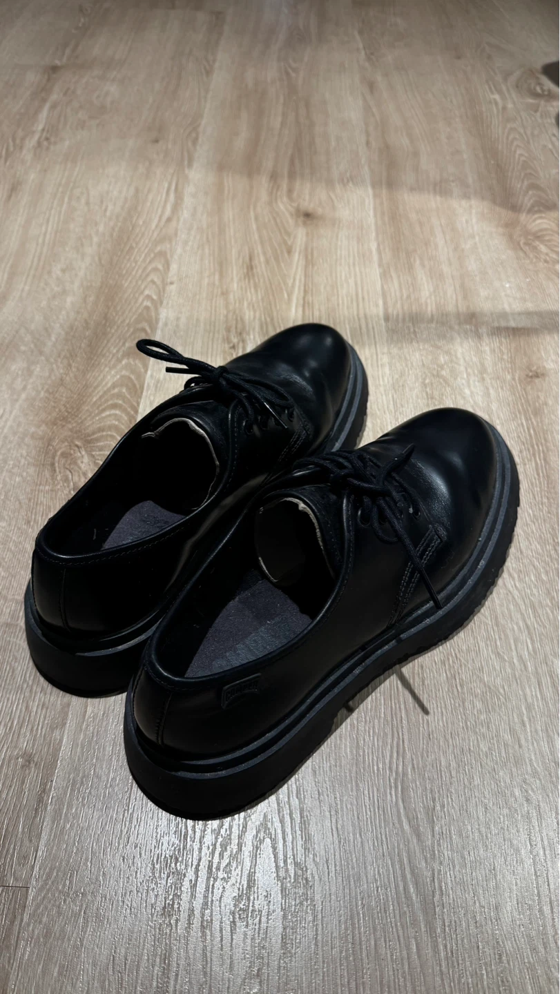 Camper Black Leather Derby Shoes - Size 40/41 - photo 2