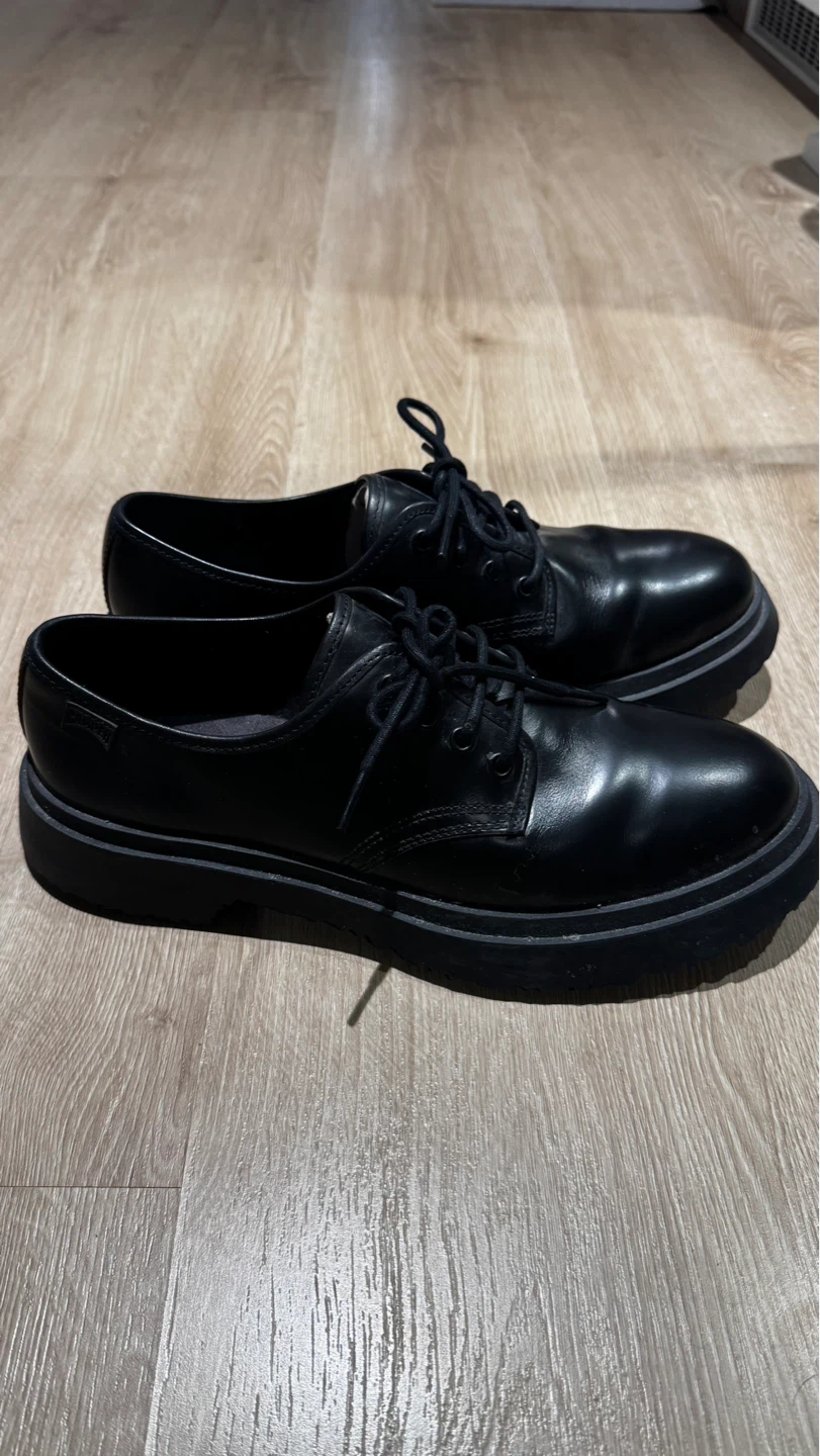 Camper Black Leather Derby Shoes - Size 40/41 - photo 3