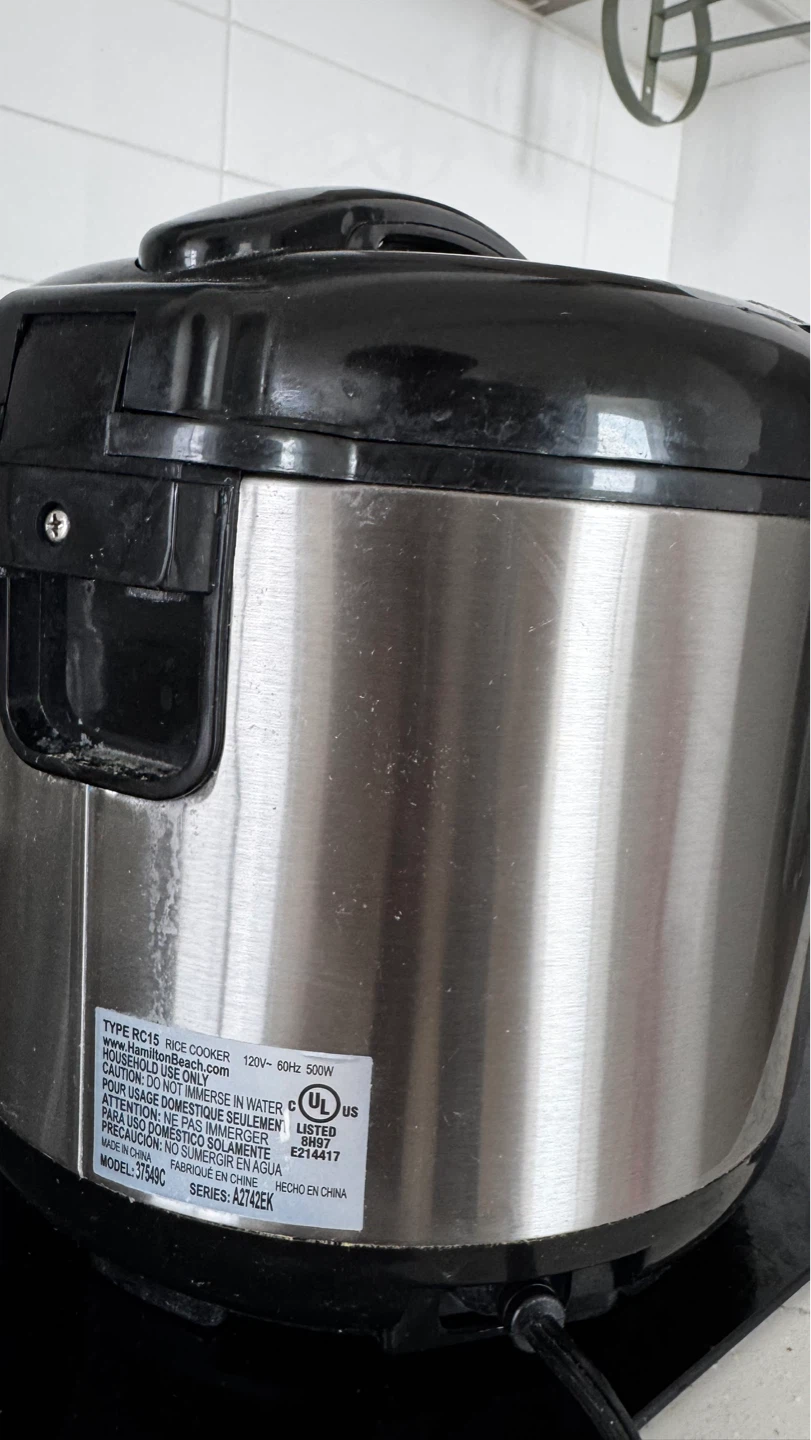 Hamilton Beach Rice Cooker - photo 3