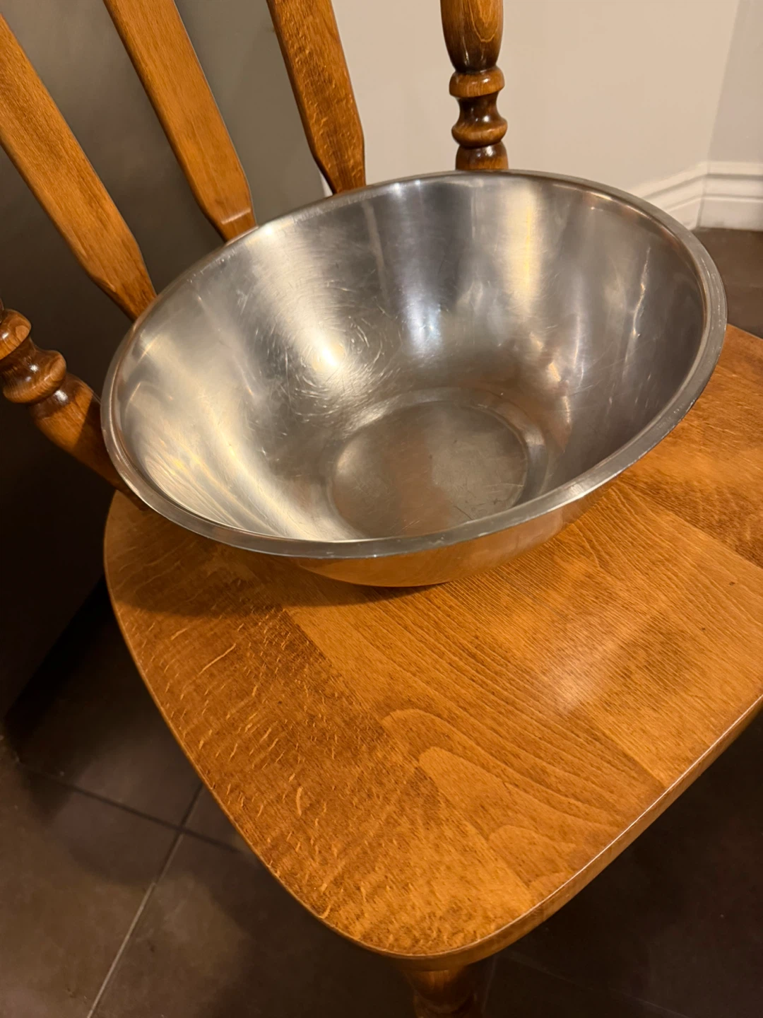Large Stainless Steel Mixing Bowl