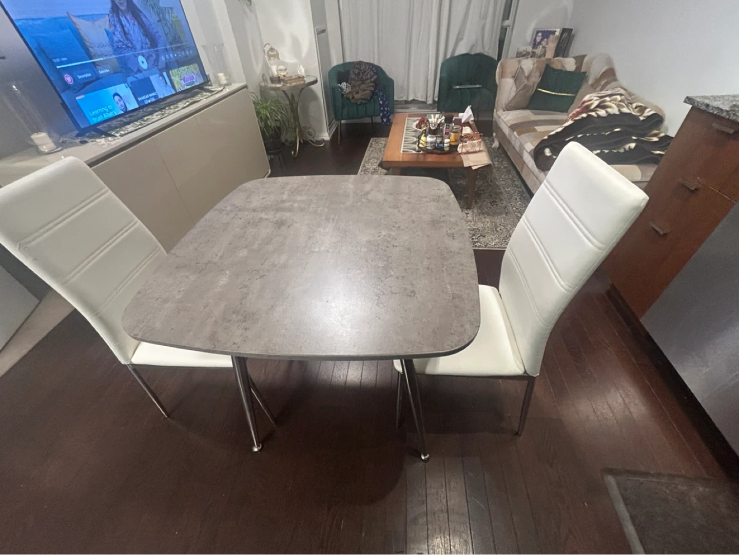 Compact Dining Set with 2 Chairs - photo 5
