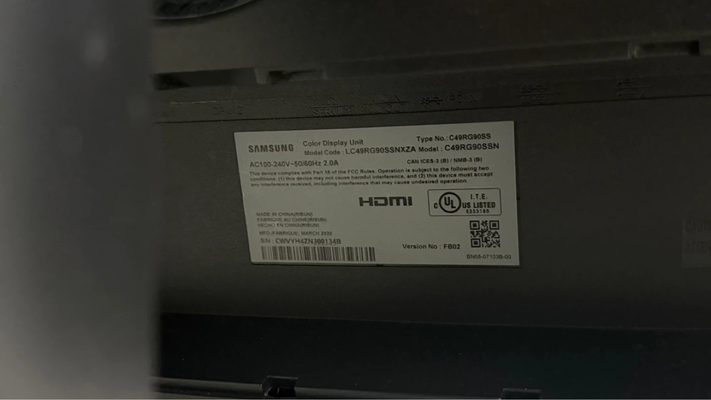 Samsung 49 inch Curved Monitor - photo 3