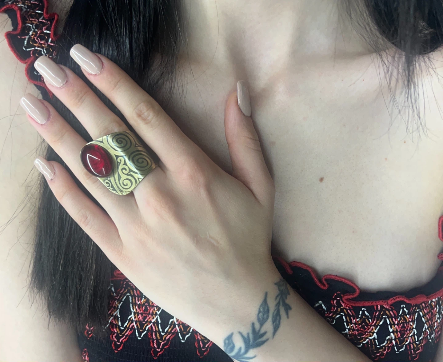 Copper ring - photo 2
