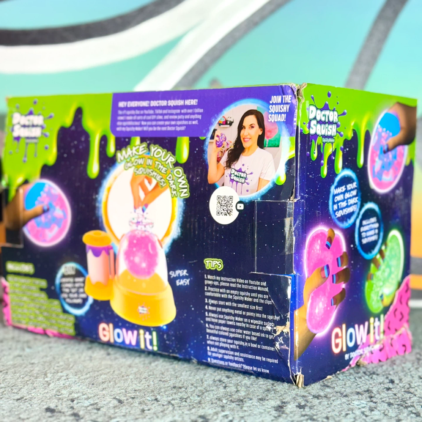 💡 Doctor Squish Glow It! Glow-in-the-Dark Squishy Maker 🩷✨New - photo 2