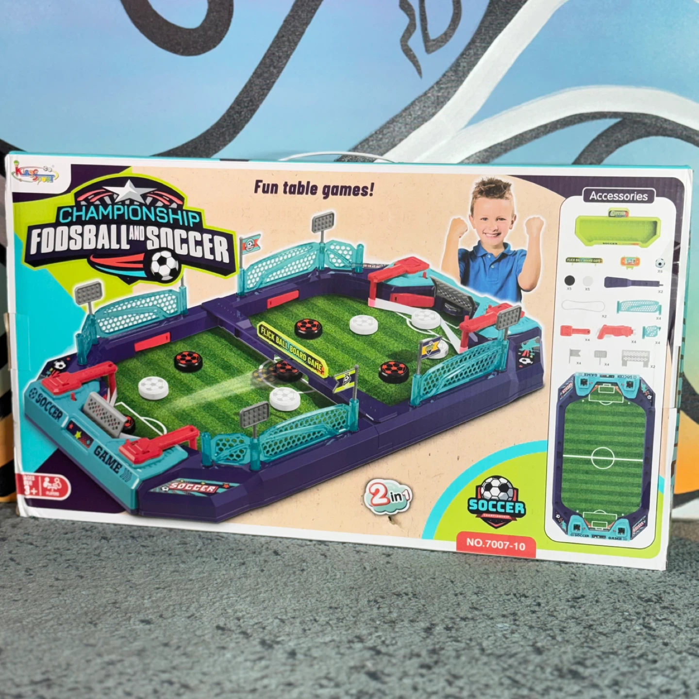 ⚽ Foosball & Soccer Table 🏆 | 2-in-1 Family Board Game 🎮 New - photo 2