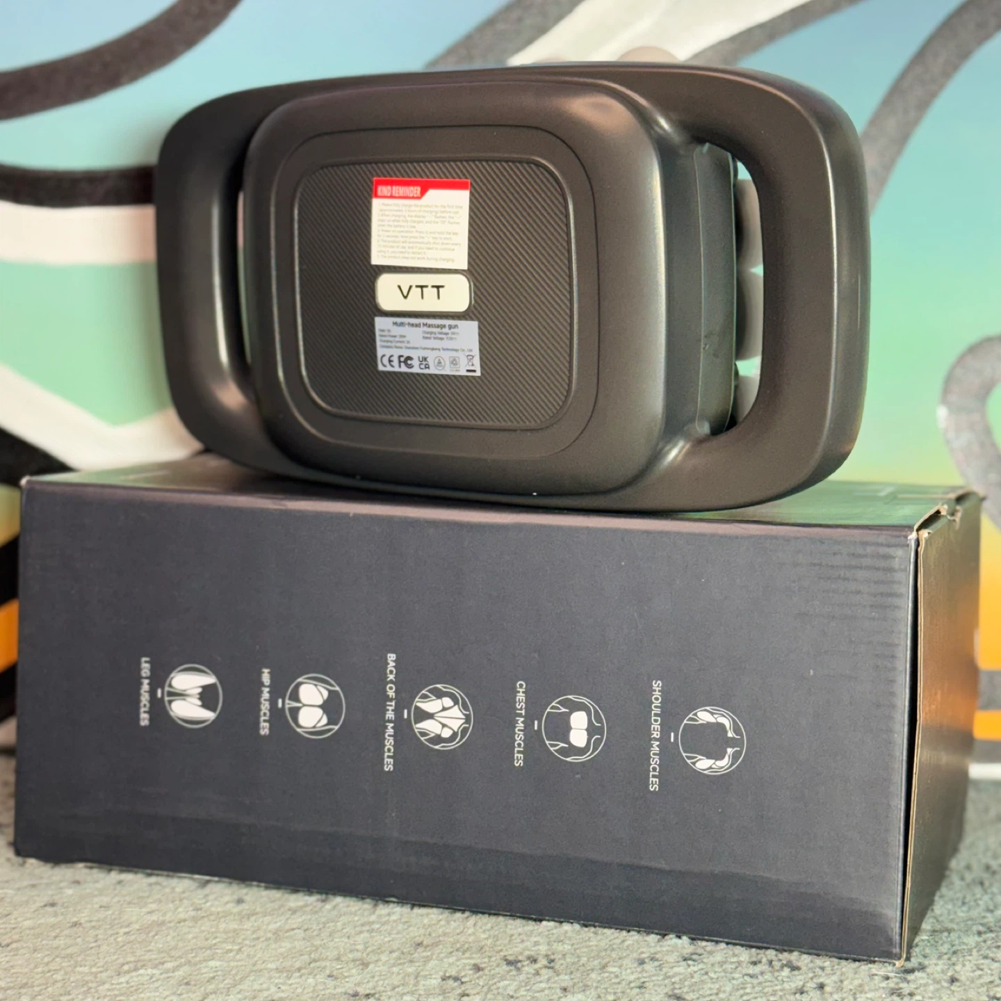 💆‍♂️ VTT Multi-Head Massage Gun | Deep Tissue Massager | New - photo 3