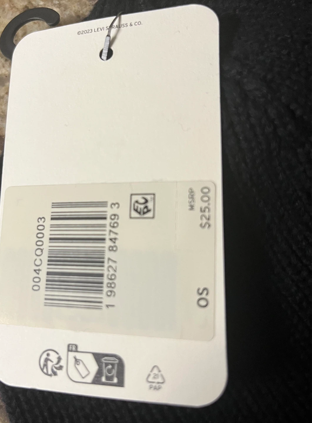 Levi's Black Beanie - One Size - photo 3