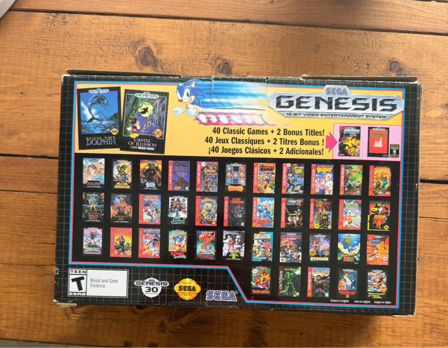 Sega Genesis Mini Console with 2 Controllers - photo 2