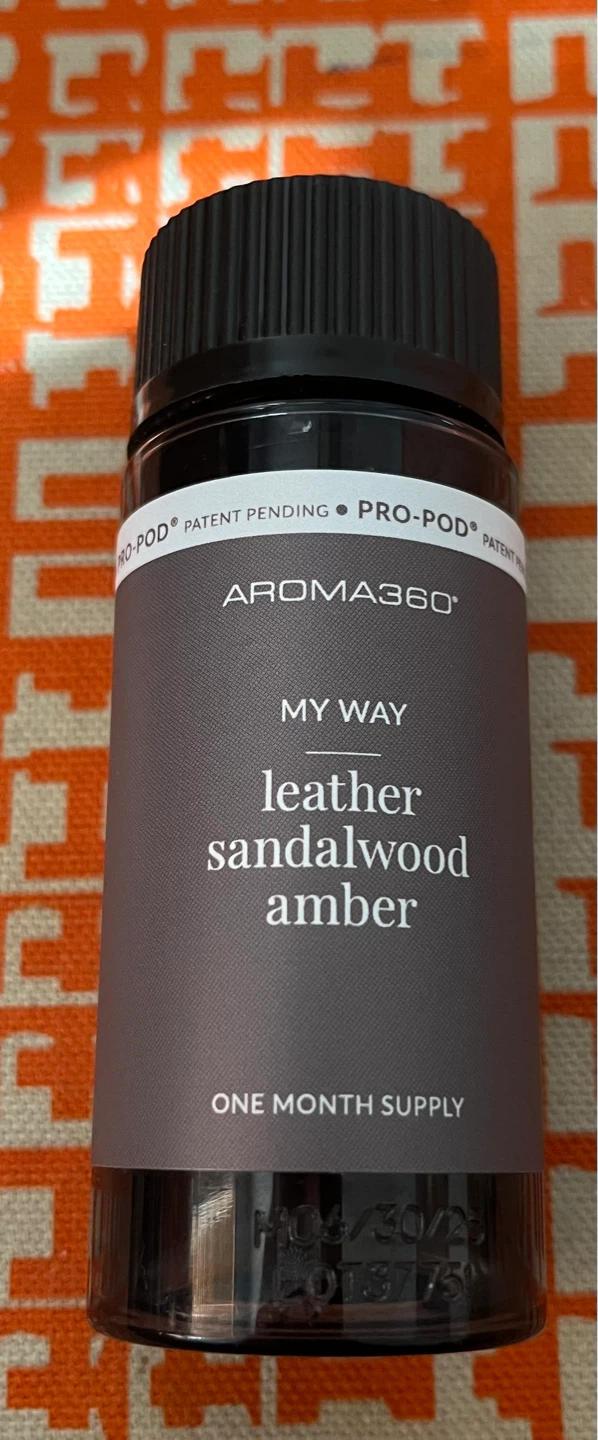 Aroma360 My Way Leather Sandalwood Amber Fragrance
