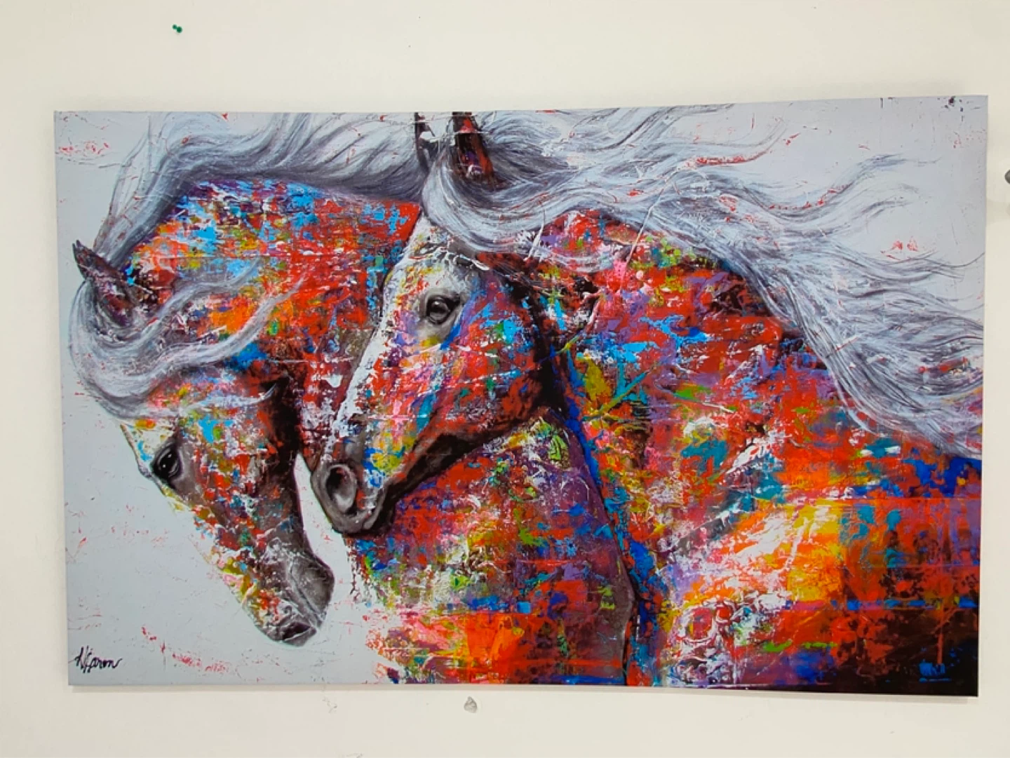 Abstract Horse Painting