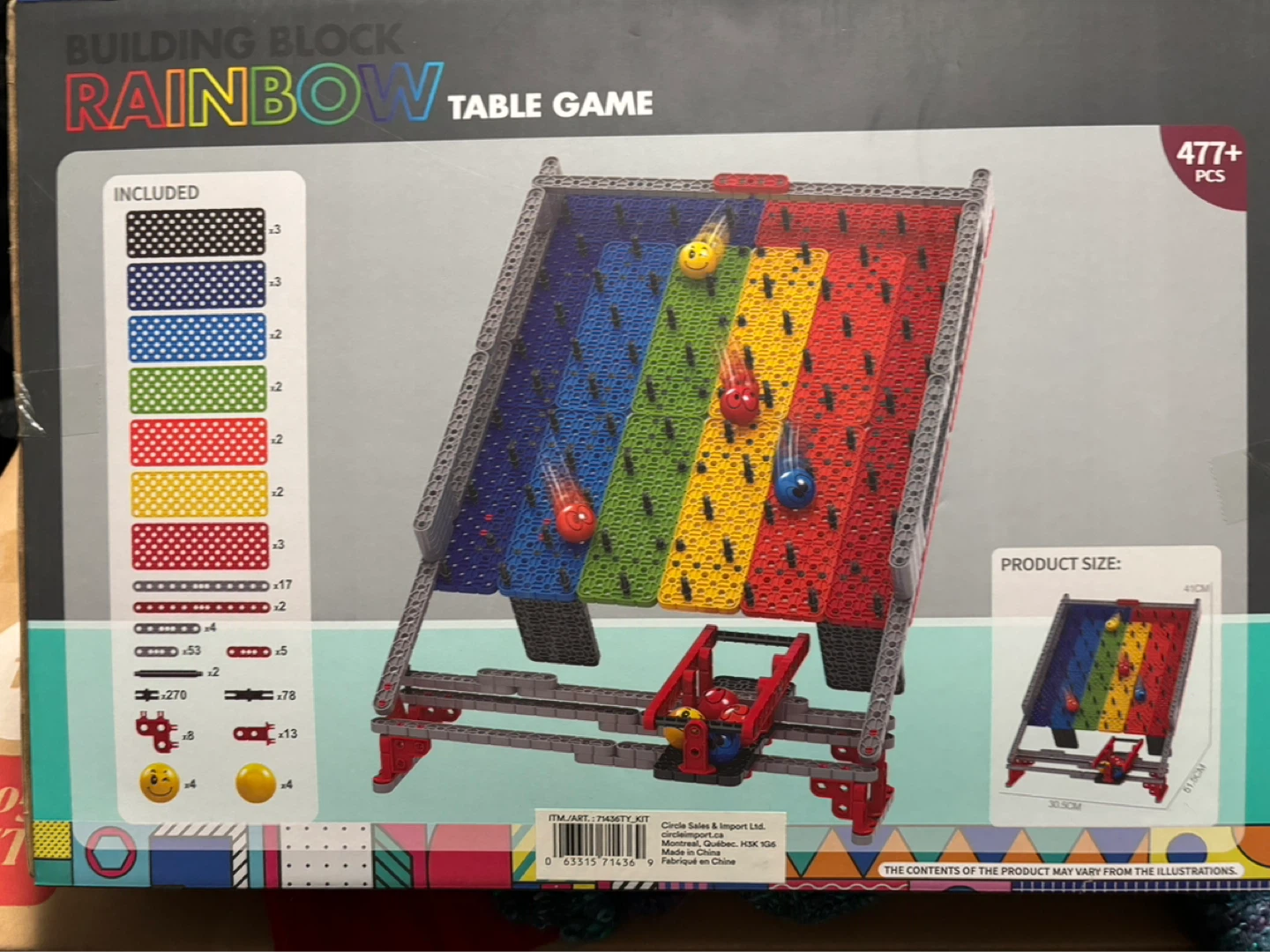 Building Block Rainbow Table Game - photo 2
