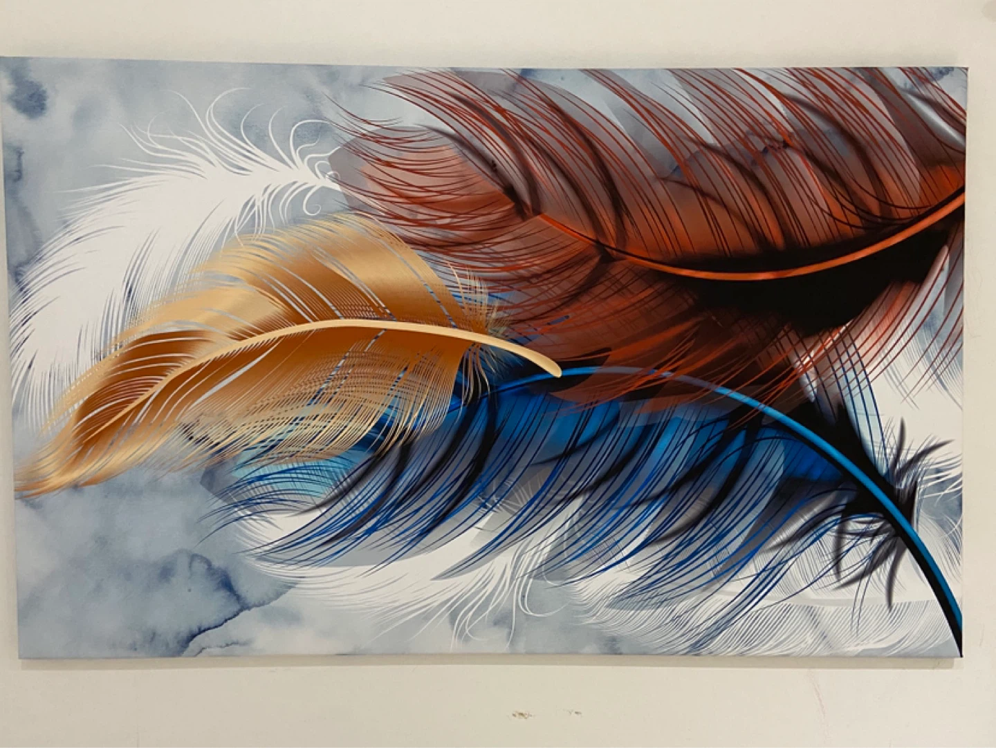 Canvas Wall Art - Feather and Poppy Designs