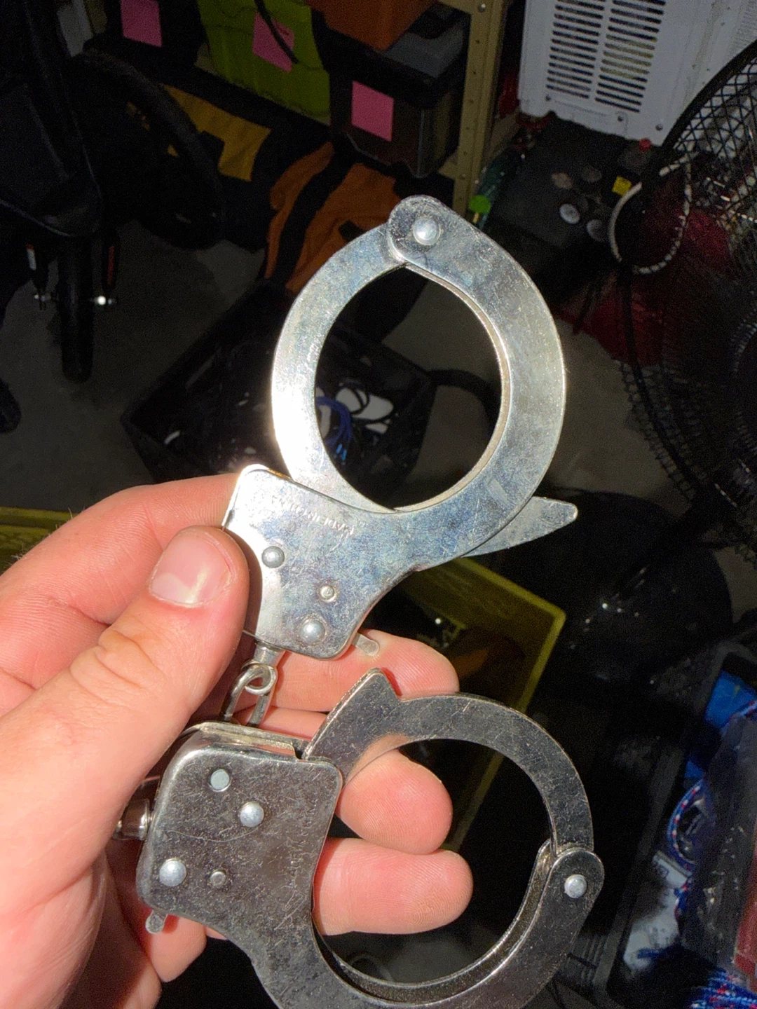Silver Metal Handcuffs