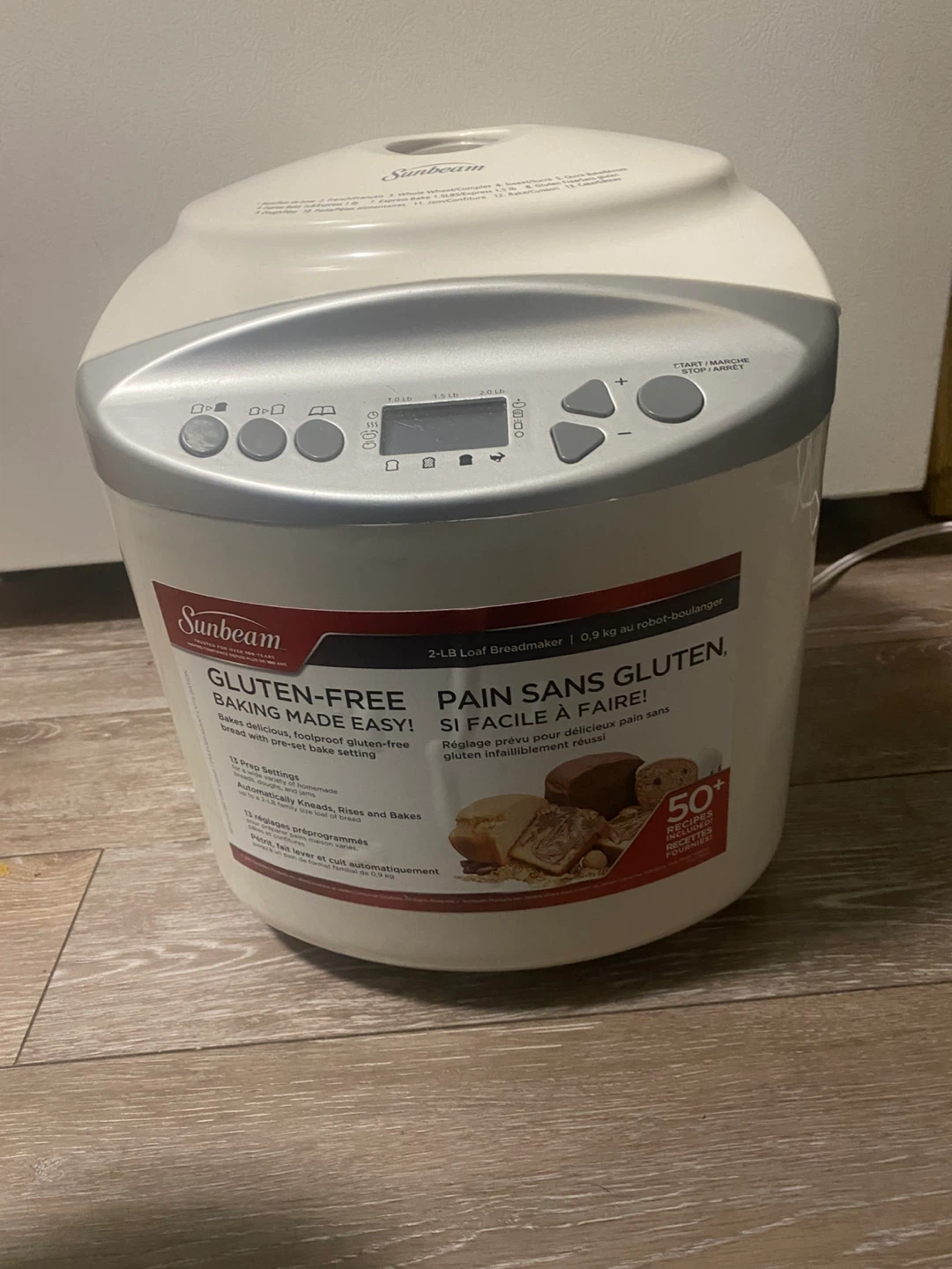 Sunbeam 2-LB Gluten-Free Breadmaker