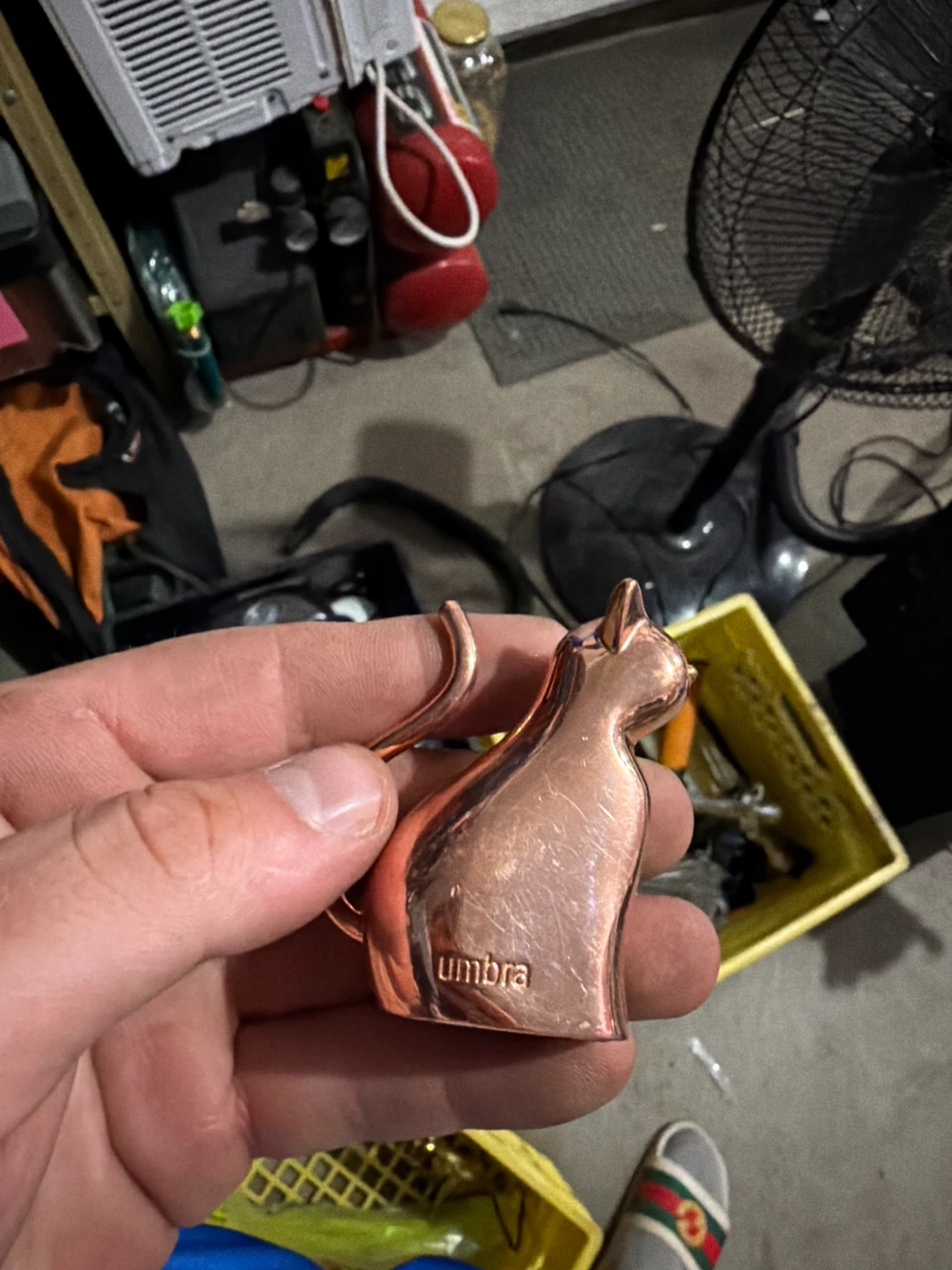Umbra Copper Cat Keychain