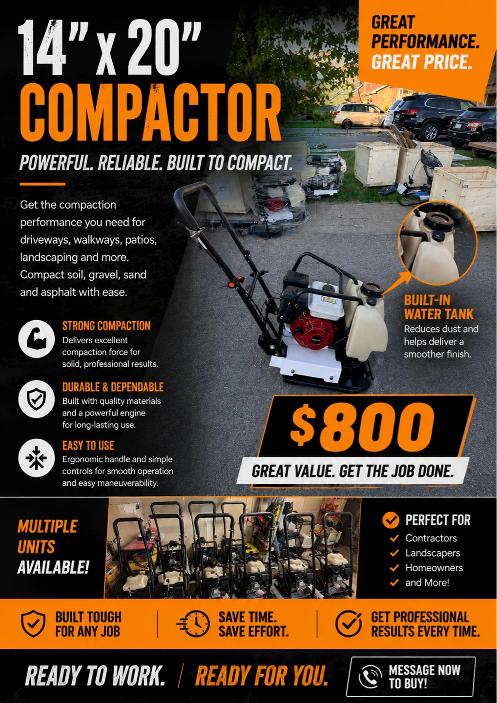 14" x 20" Compactor