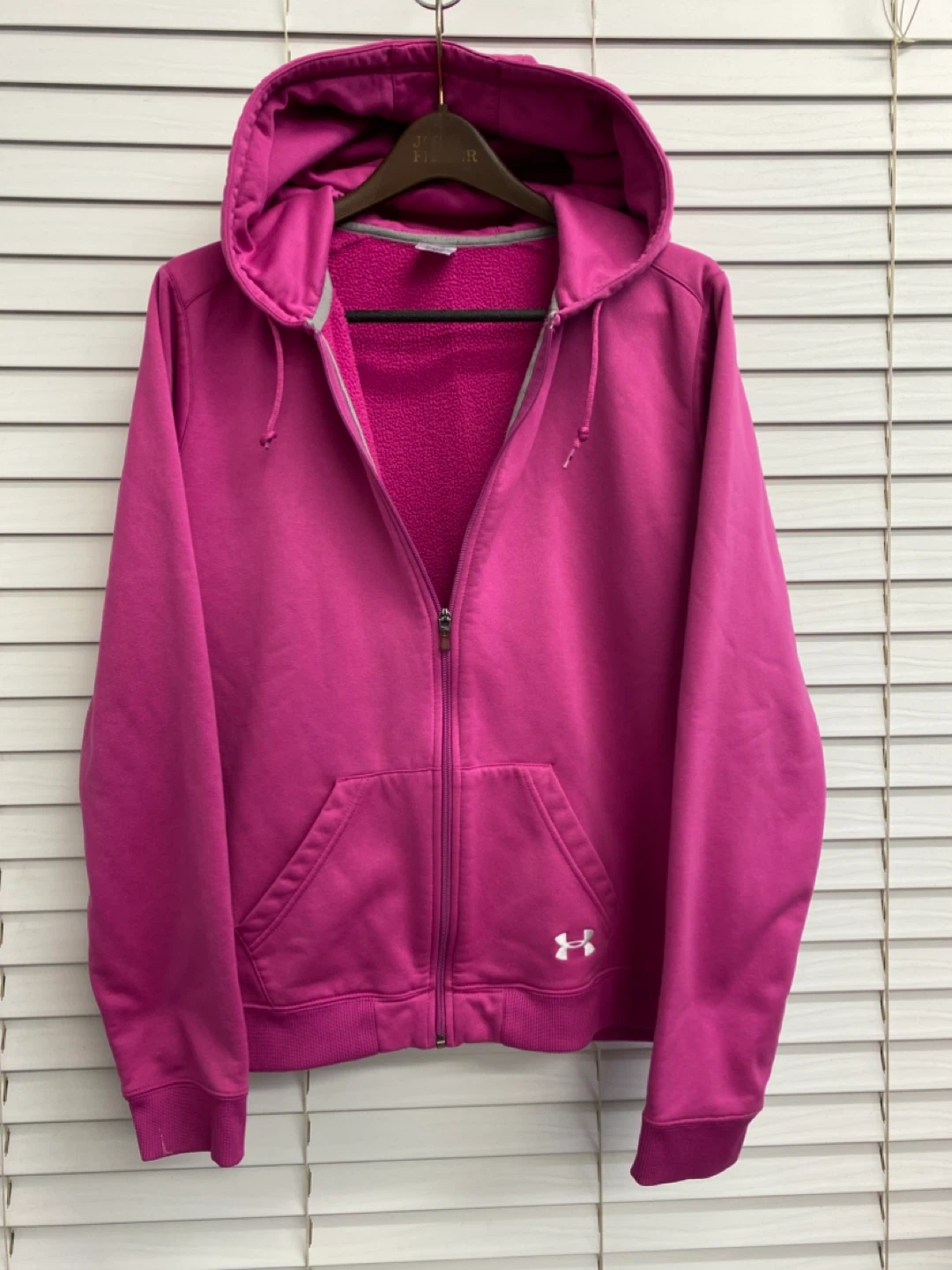 Under Armour Pink Full Zip Hoodie - XL - photo 2