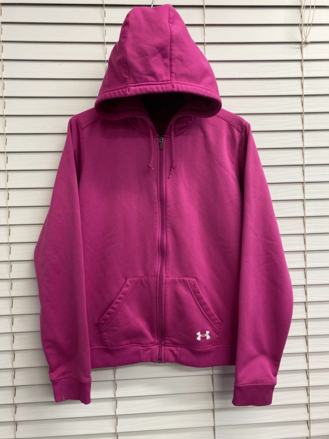 Under Armour Pink Full Zip Hoodie - XL