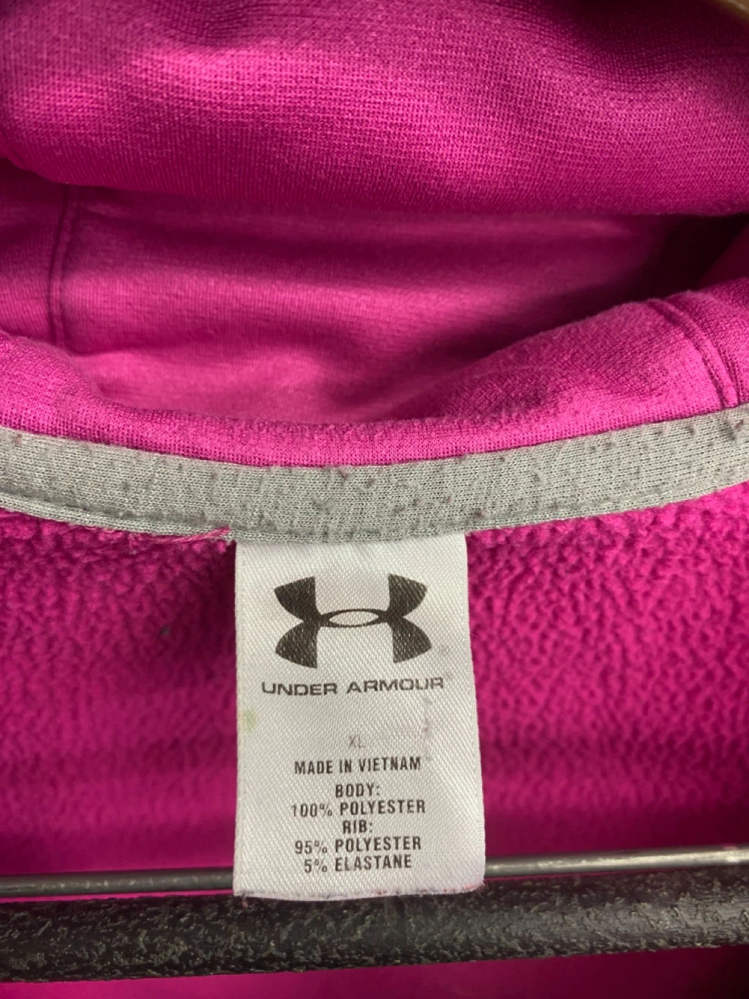 Under Armour Pink Full Zip Hoodie - XL - photo 3