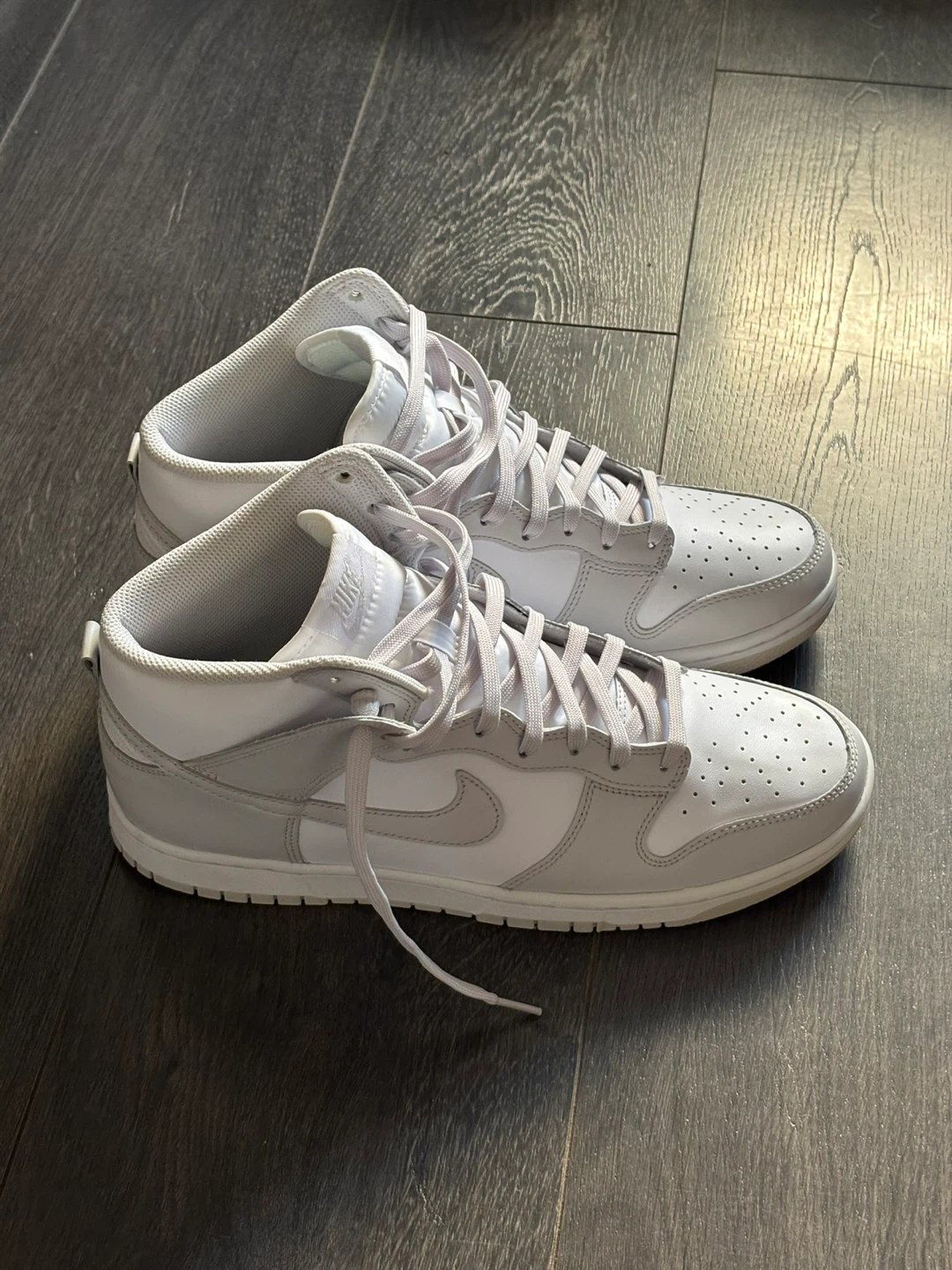 Nike Dunk High Men's Shoes Size 10.5 White/Grey