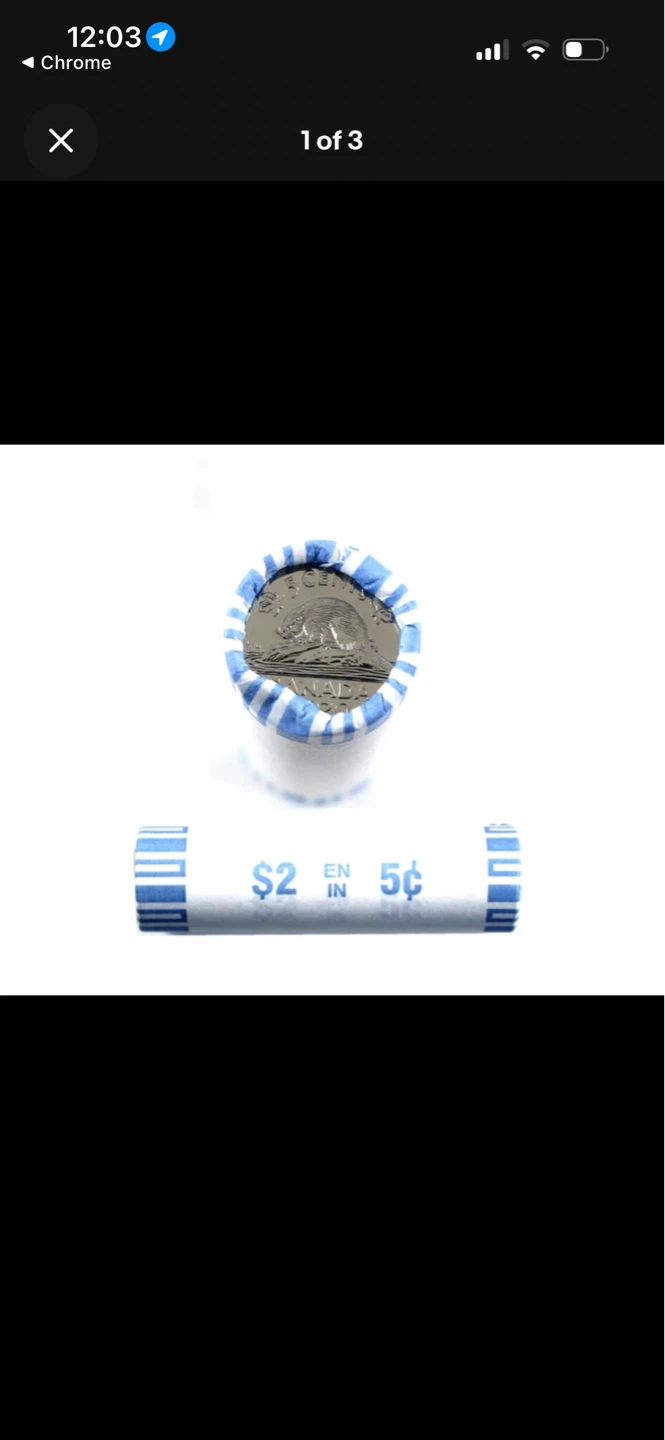 Canadian Nickel Roll - $2 Face Value pre 90’s melt value