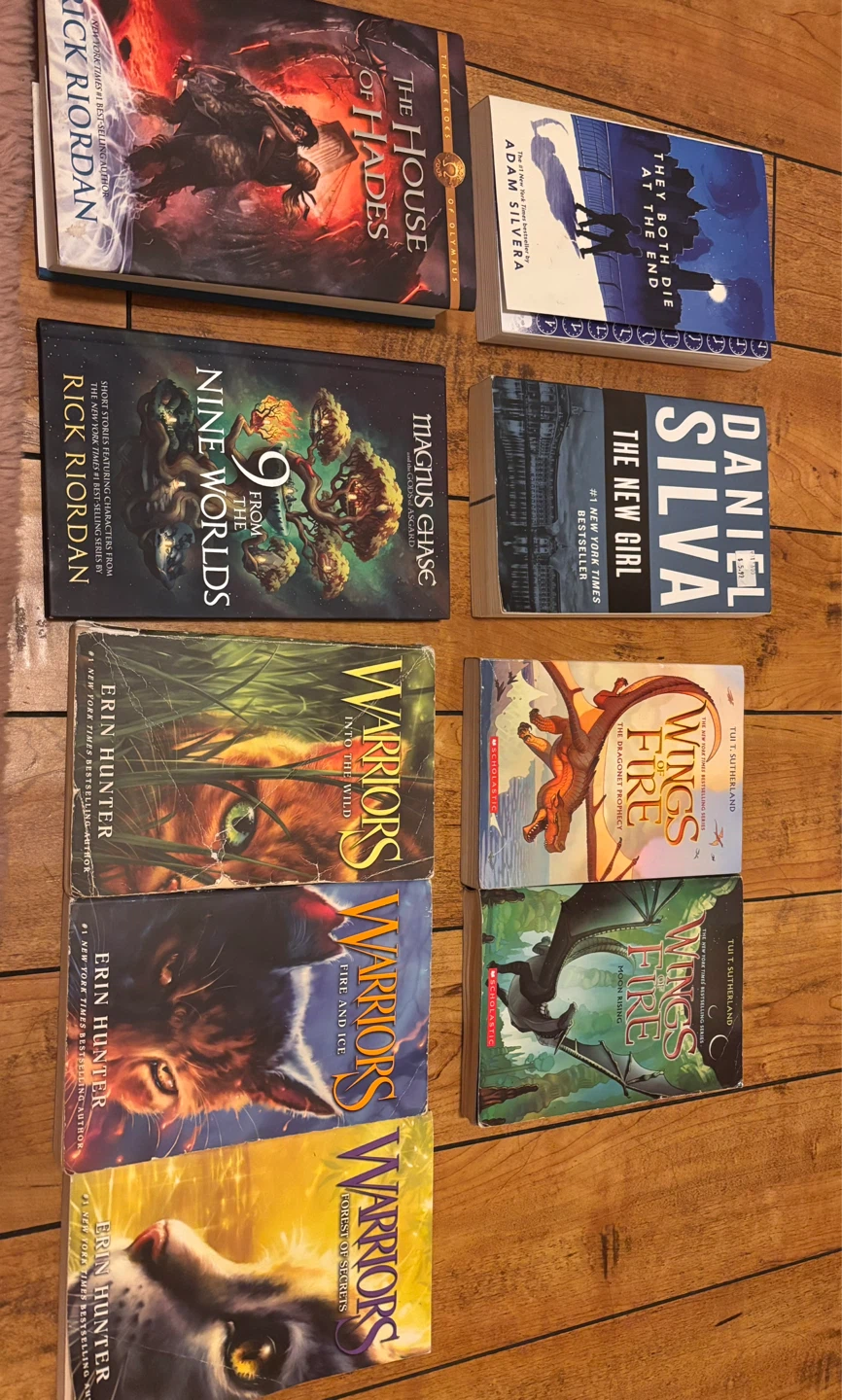 9 books for sale