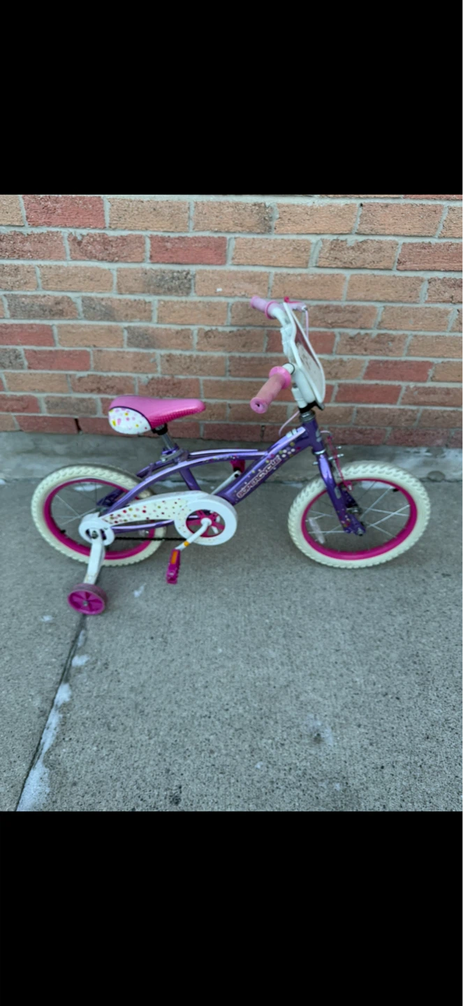 Kids Bike with Training Wheels- 16 inch wheels