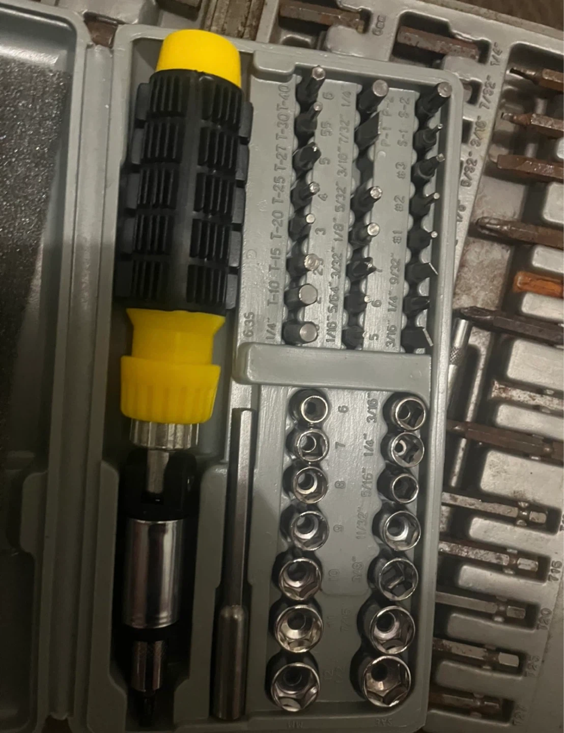 Harvey Tools Ratchet Screwdriver Set with Bits and Sockets - photo 3